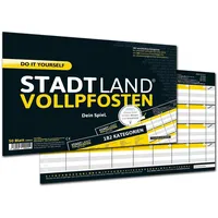 Denkriesen Stadt Land Vollpfosten - Do It Yourself Edition "Dein Spiel"