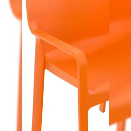 CLP Diva Gartenstuhl 57 x 53 x 84 cm orange