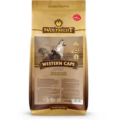 WOLFSBLUT Western Cape Strauß mit Banane Hundetrockenfutter 12,5 Kilogramm