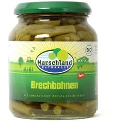 Marschland Grüne Brechbohnen bio 185g