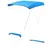 Vevor Sonnenschutz Bimini Top 246-262 cm Polyester Blau