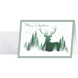 Sigel 25 SIGEL Weihnachtskarten Christmas Forest DIN A6