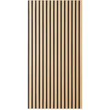 Homestyle4u Akustikpaneel Holz Braun 2 St. 60 x 120 x 3 cm