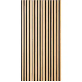 Homestyle4u Akustikpaneel Holz Braun 2 St. 60 x 120 x 3 cm