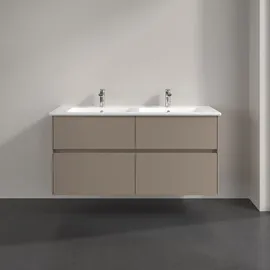 Villeroy & Boch Waschtischunterschrank 4 Auszüge 126,1 x 61 x 48 cm Taupe