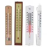 Testrut axentia Zimmerthermometer, KS, ca. 20 cm, weiß