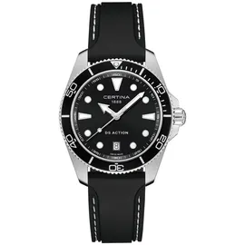 Certina DS Action 40mm C048.410.11.051.00 Taucheruhr Quarz Stahl/Schwarz 30 bar