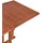 Harms Import Baltimore Balkontisch 120 x 70 x 73 cm rechteckig