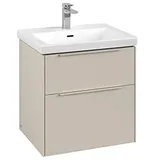 Villeroy & Boch Subway 3.0 Waschtischunterschrank C57802VN 57,2x57,6x47,8cm, ohne LED/Griff monochrom, Cashmere grey