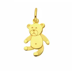 Ketten-Anhänger ADELIA ́S "Damen Goldschmuck 333 Gold Anhänger Bär", gold, Schmuckanhänger, Damen, Gelbgold 333, 333 Gold Goldschmuck für Damen