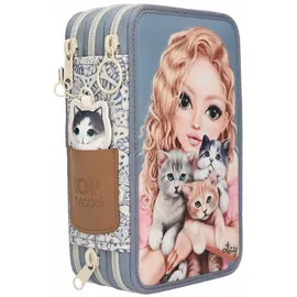 DEPESCHE TOPModel 3 Fach Federtasche CAT LOVE