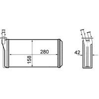 Mahle Wärmetauscher, Innenraumheizung