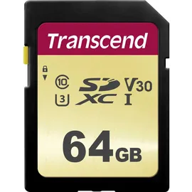 Transcend SDXC 64GB Class 10 500S UHS-I