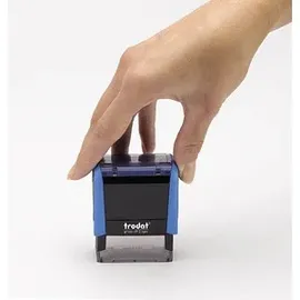 Trodat Textstempel, individualisierbar printy 4913 Typo selbstfärbend schwarz ohne Logo, 1 St.