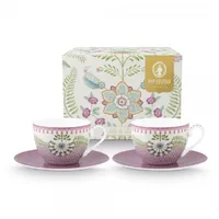 Pip Studio Cappuccinotasse 0,28 l Lila 4 St.