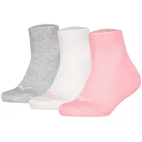 Puma Unisex Kids Quarter Recycled Cotton Sock, Rose Water,