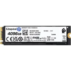 KINGSTON interne SSD "KC3000 4096GB", schwarz, 4096 GB, Festplatten