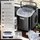 Tectake Eiswürfelmaschine Arctic 1,2 l Wassertank, 2 Eiswürfelgrößen