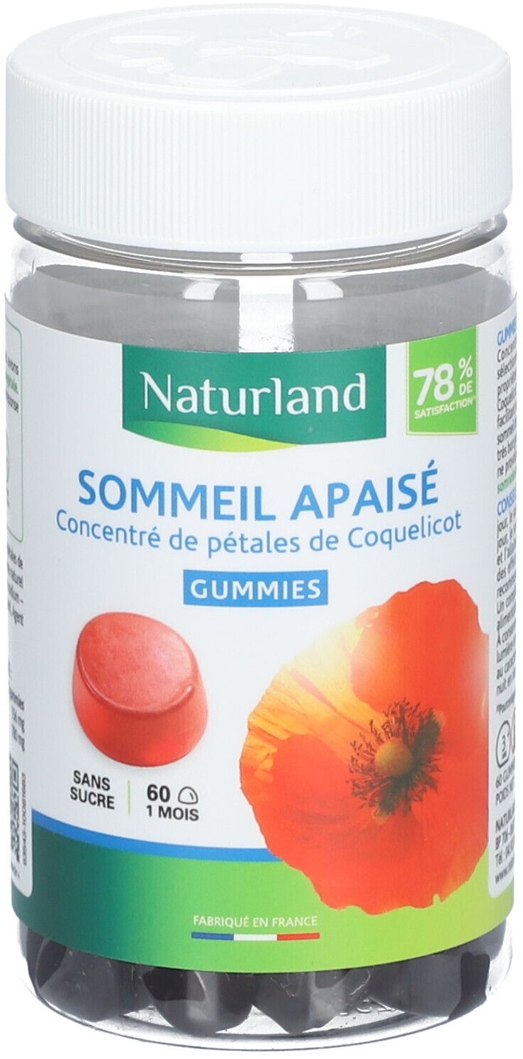 Naturland Détente & relaxation Coquelicot - Gummies 60 pc(s) Gummies