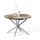 livinity® Firenze Ø 120 cm Eiche rustikal/Grau