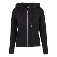 URBAN CLASSICS Ladies Classic Zip Hoody schwarz Größe XL