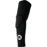 Kempa Arm-Sleeve gepolstert, Arm-Bandage mit Ellenbogen-Schoner für Handball, Volleyball & Co, Armling, unisex für Damen, Herren, Jugendliche, Kinder, Schwarz/Weiß