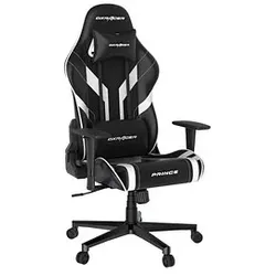 DXRacer Gaming Stuhl Prince Serie, Größe L, OH-PM88-NW Kunstleder schwarz