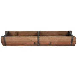 Cepewa Holzkiste Ziegelform 60 x 15 cm 1-tlg. Altholz Buche