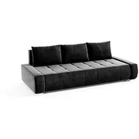 Fun Möbel Sofa mit Schlaffunktion VOGAR, Stoff Monolith Grafit