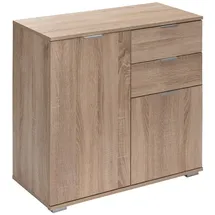 CASARIA Kommode Alba 71 x 74 x 35 cm Braun