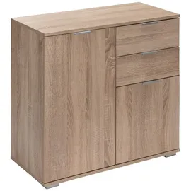 CASARIA Kommode Alba 71 x 74 x 35 cm Braun