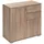 CASARIA Kommode Alba 71 x 74 x 35 cm Braun