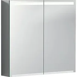 Geberit Option Spiegelschrank 500205001 750x700x150mm, mit Beleuchtung, zwei Türen