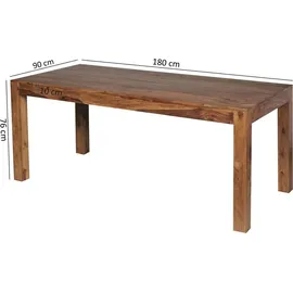 FineBuy 180 x 76 x 90 cm braun