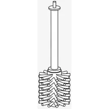 Hansgrohe Bürstenkopf Ersatz Schwarz (87730610)