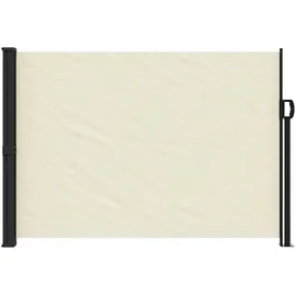 furnicato Seitenmarkise 140 x 300 cm Creme Polyester