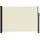 furnicato Seitenmarkise 140 x 300 cm Creme Polyester