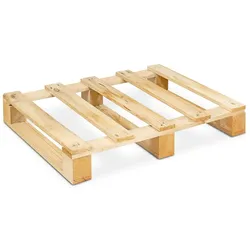 10x Holz-Einwegpalette im halben Euromaß, Einwegpalette, Halbpalette 800x600x135 mm