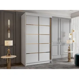 Mirjan24 Schiebetürenschrank, Weiß,