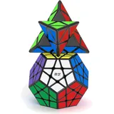 Zauberwürfel Set Speedcube Pyramide Dodekaeder Anfänger Profis 2 Stück