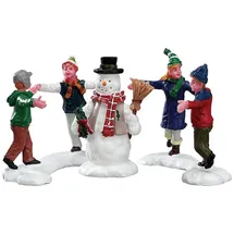 Lemax Ring Around The Snowman Weihnachtsdorf mehrfarbig 16 x 4 x 6 cm
