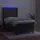 vidaXL Boxspringbett 100 x 200 cm Dunkelgrau