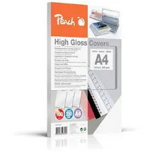 Peach Deckblätter A4 - 250g/m2 - 100 Stück - weiß, - PB100-01