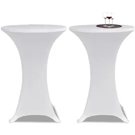 deluke Stehtischhusse AMAU Weiß Ø 80 cm 4er Set