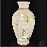 Vitrine Regal Amphore Bar Moderne Rundregal Griechische Eckvitrine Kunstharz