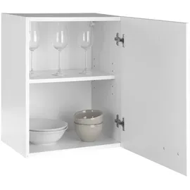 Home4You Hängeschrank Weiß matt 40 x 53 x 35 cm Weiß