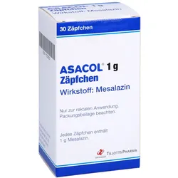 Asacol 1 g Zäpfchen 30 St
