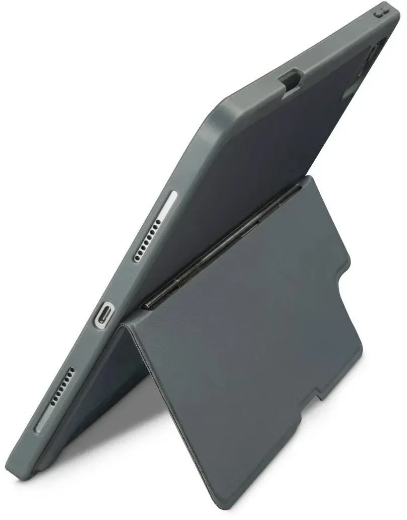 227048 Stand Folio Folio aus Kunststoff für Apple iPad Pro 11" (2024) bis 27,9 cm (11") Schmutzabweisend, Staubresistent, Kratzresistent (Grau)