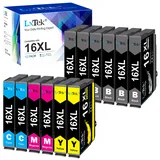 LXTEK Kompatibel Tintenpatrone als Ersatz für Epson 16XL für Workforce WF-2750 WF-2760 WF-2660 WF-2650 WF-2630 WF-2540 WF-2530 WF-2010 WF-2510 (Schwarz, Cyan, Magenta, Gelb, 12er-Pack)