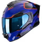 Scorpion EXO-530 Air Clip Blau/Schwarz/Rot M